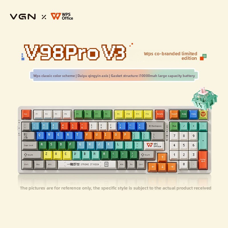Esports Gaming Brands - Klawiatura mechaniczna VGN V98Pro V3 Customized