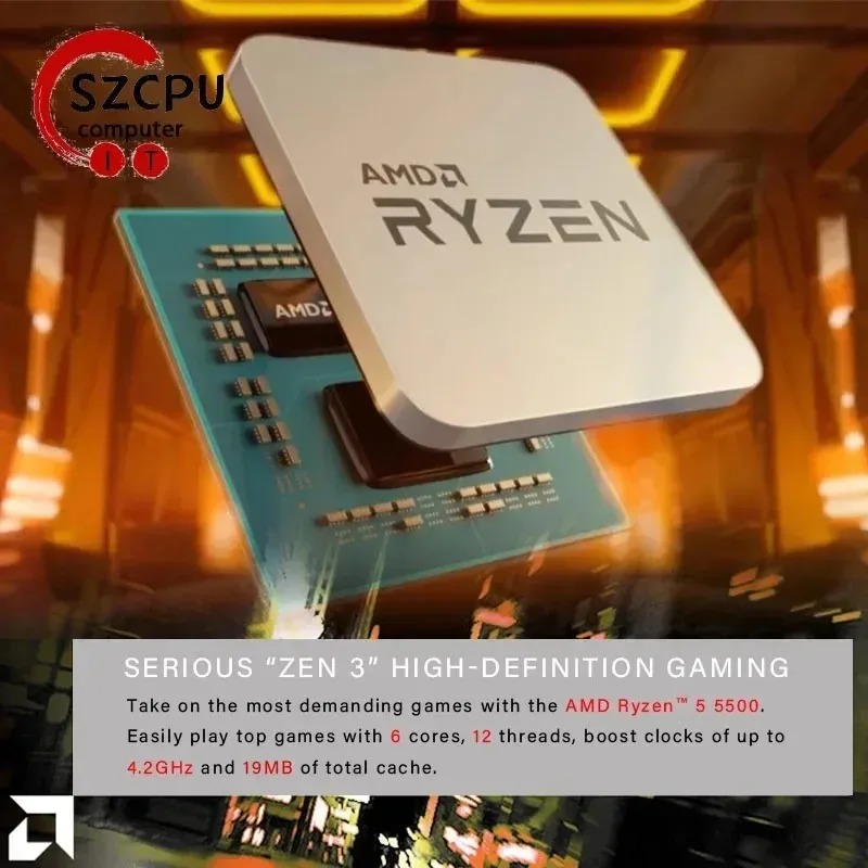 100% Nowy Procesor AMD R5 5500 – Amd Cpu Ryzen 5 recenzja i cena
