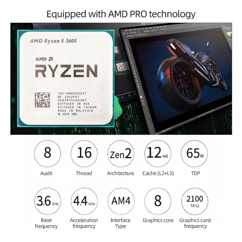 AM4 Tray 100% Nowy Oryginalny  – Amd Cpu Ryzen 5 recenzja i cena