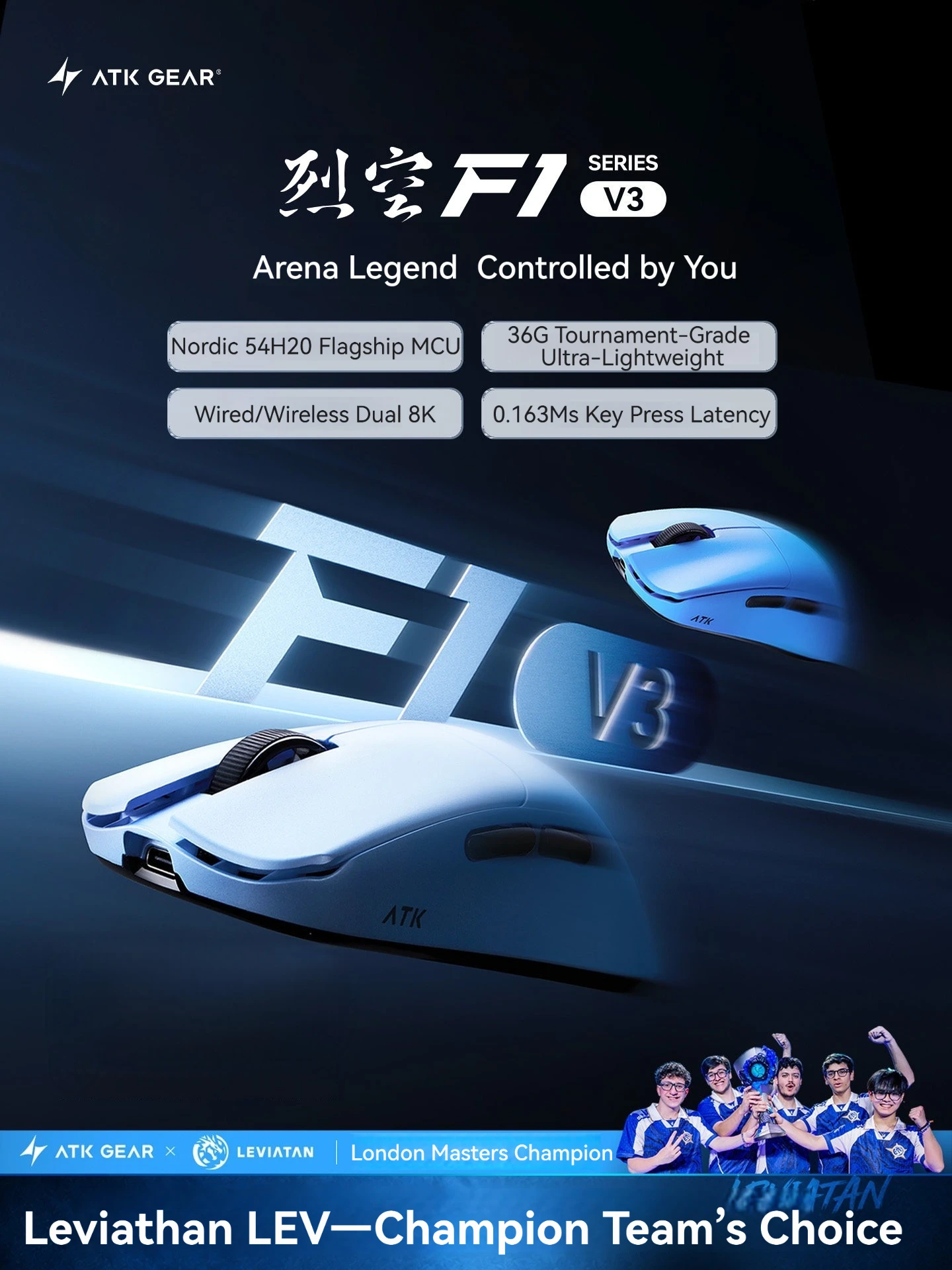 ATK F1 V3 Ultimate 8K Bezprzew – Esports Gaming Brands recenzja i cena